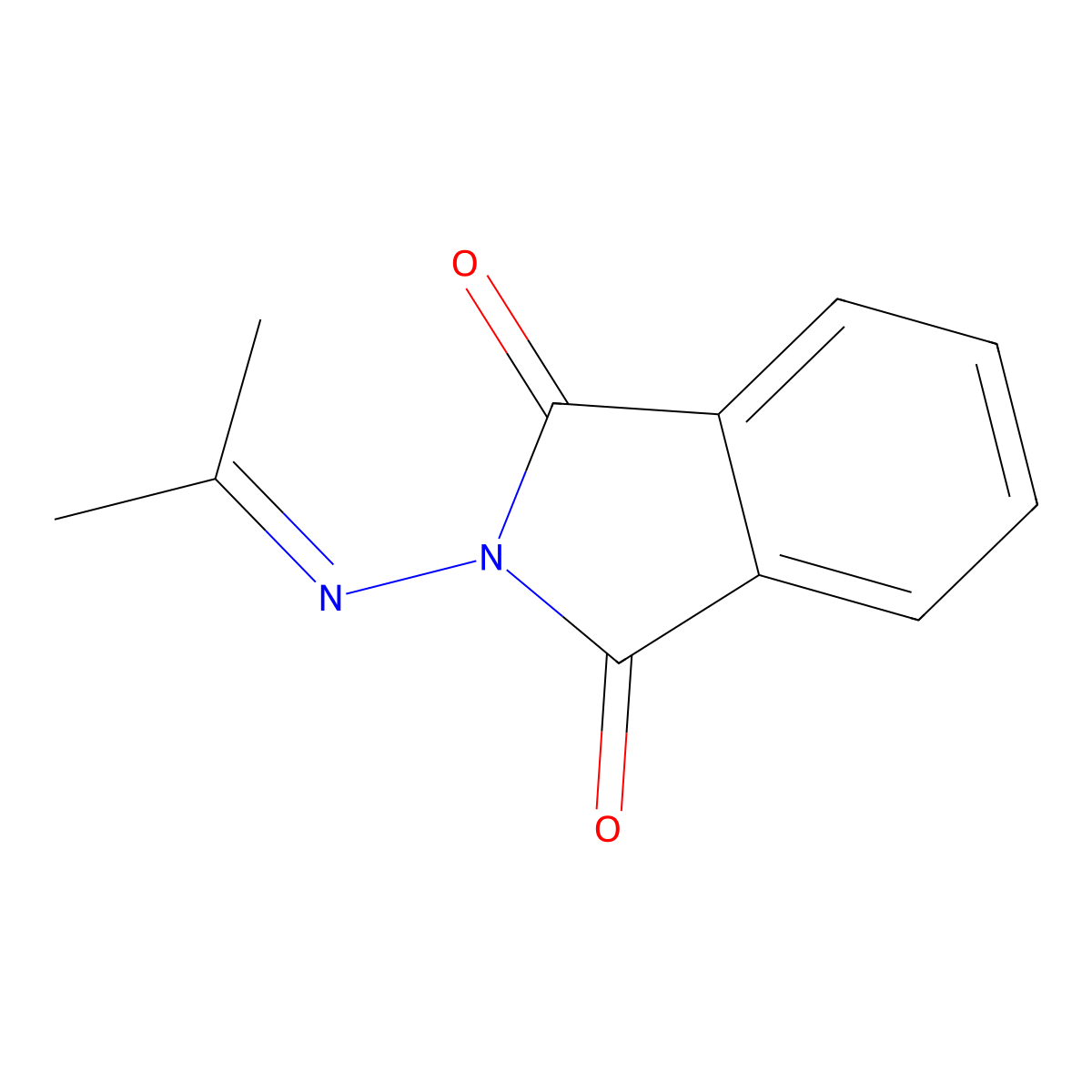 2-(Propan-2-ylideneamino)isoindole-1,3-dione molecular structure, CAS 57353-95-4