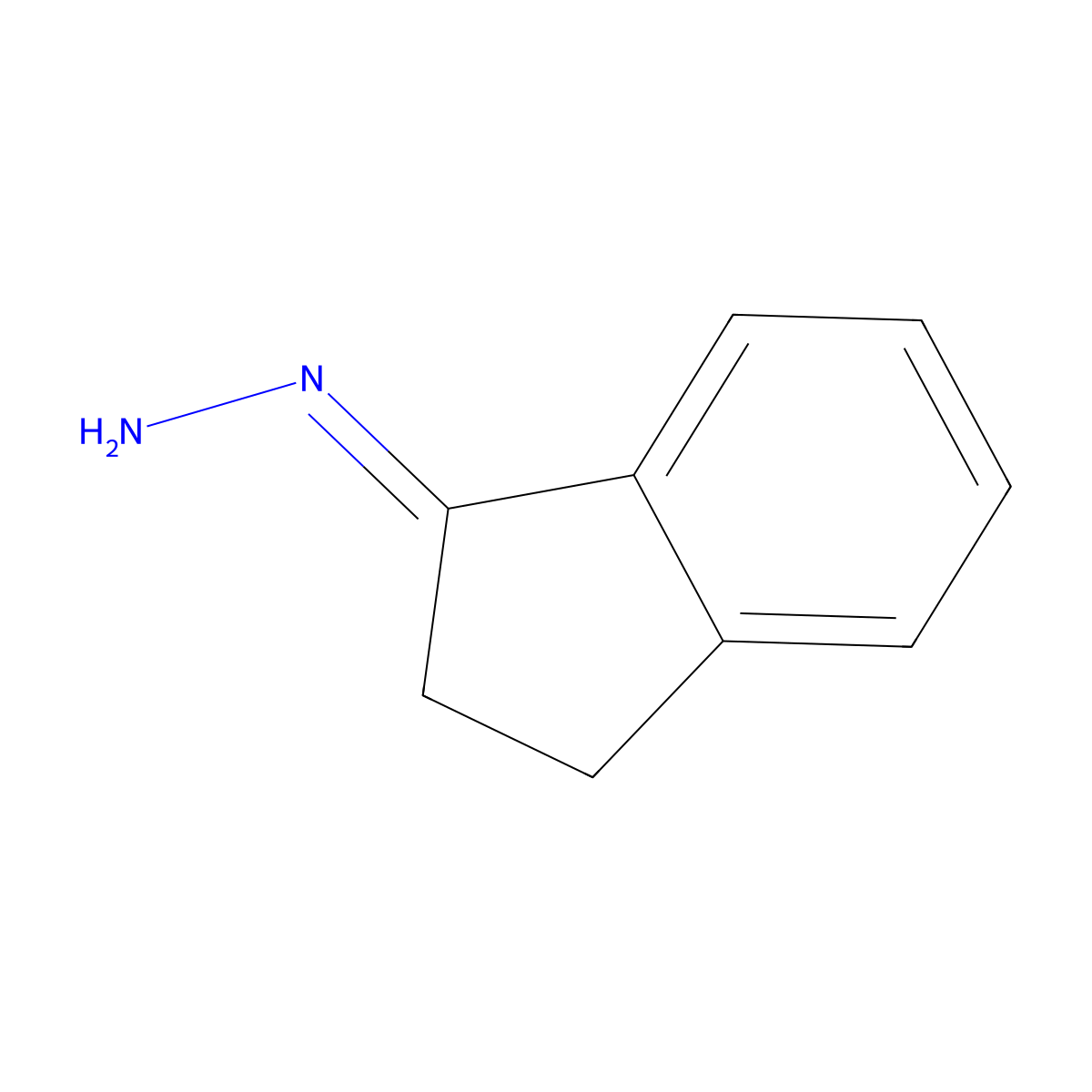 Indan-1-one hydrazone molecular structure, CAS 5736-44-7