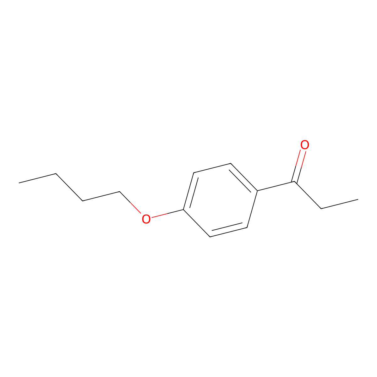 1-(4-Butoxyphenyl)propan-1-one molecular structure, CAS 5736-90-3