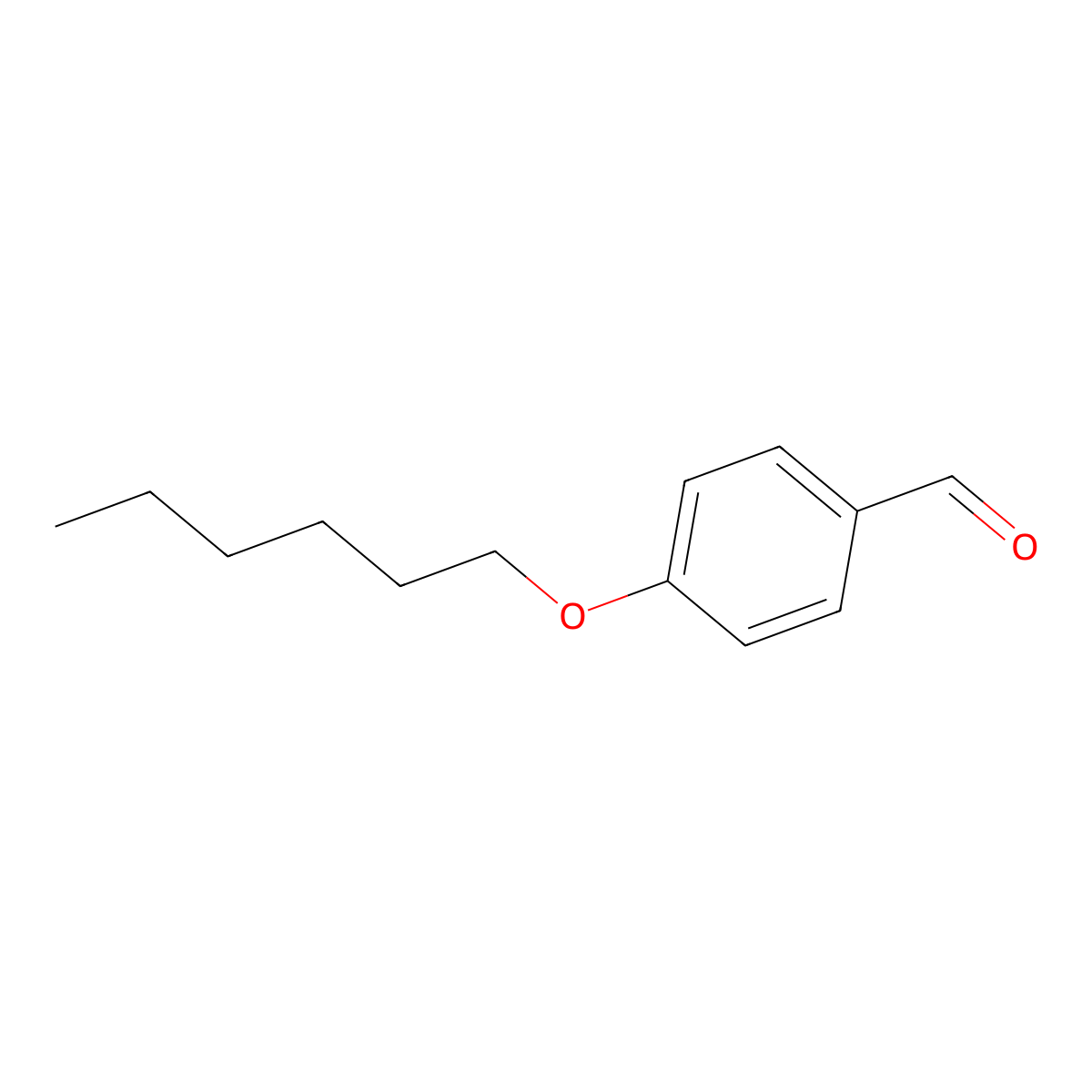 p-(Hexyloxy)benzaldehyde molecular structure, CAS 5736-94-7