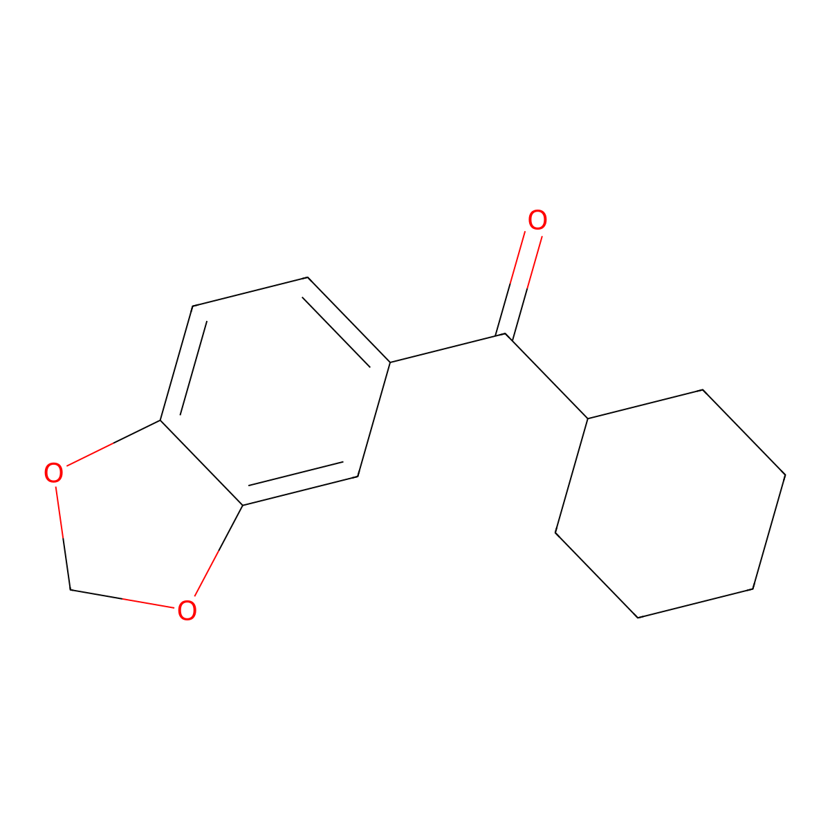 Benzo[d][1,3]dioxol-5-yl(cyclohexyl)methanone molecular structure, CAS 573671-27-9