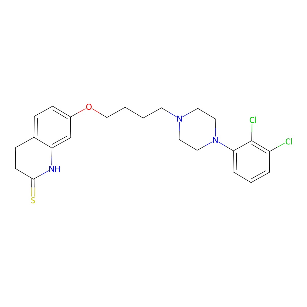 Thio-aripiprazole molecular structure, CAS 573691-04-0