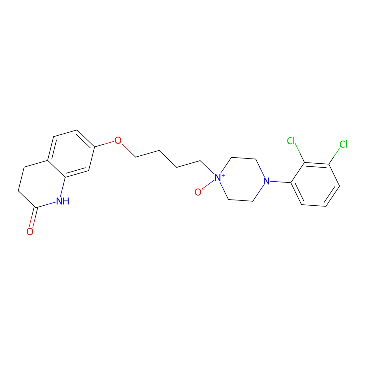 Aripiprazole N1-Oxide molecular structure, CAS 573691-09-5