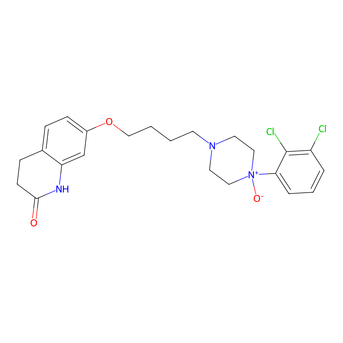 Aripiprazole N4-Oxide molecular structure, CAS 573691-11-9
