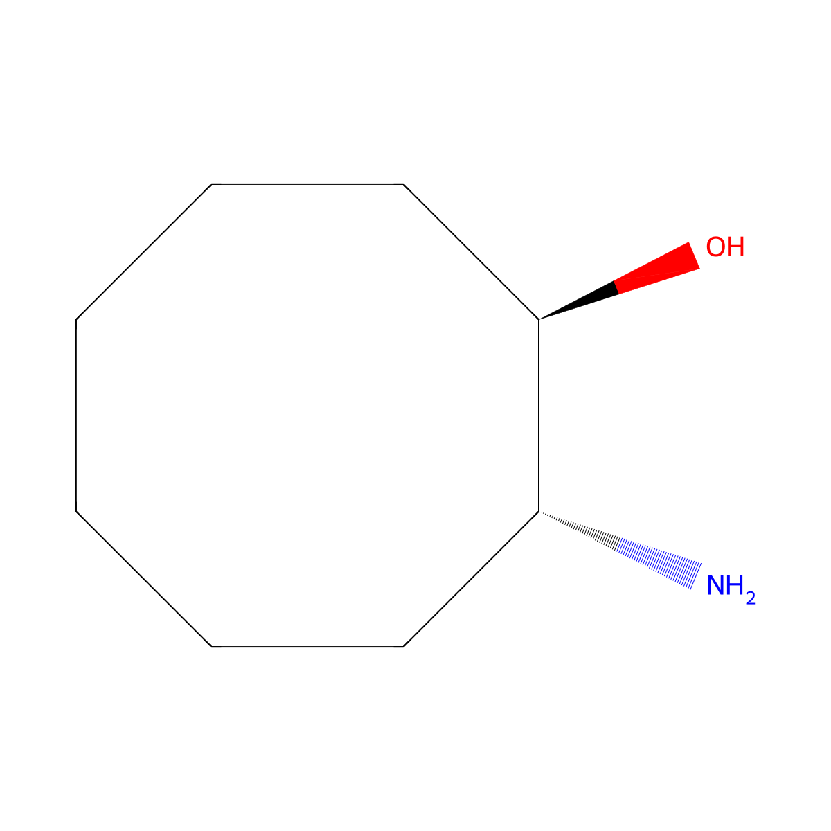 Cyclooctanol, 2-amino-, trans-(9CI) molecular structure, CAS 573717-75-6