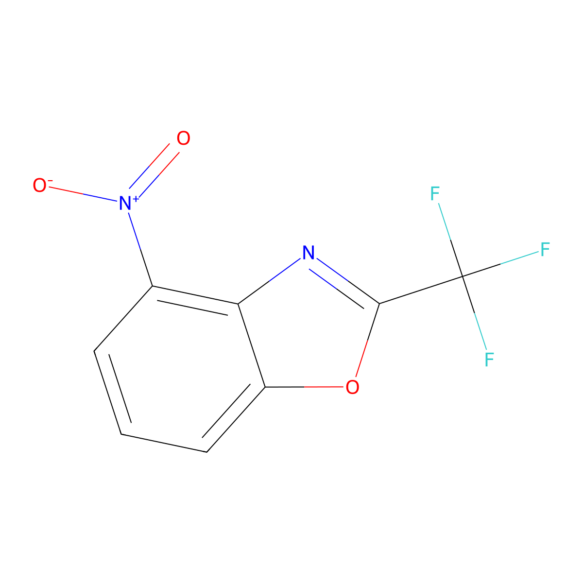 4-Nitro-2-(trifluoromethyl)benzo[d]oxazole molecular structure, CAS 573759-00-9