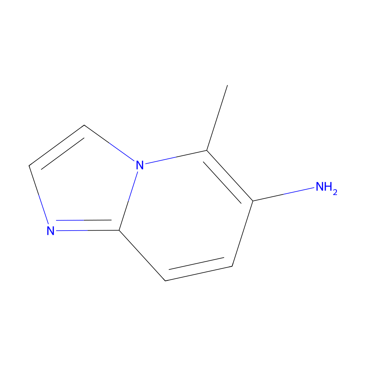 5-Methylimidazo(1,2-a)pyridin-6-amine molecular structure, CAS 573764-90-6