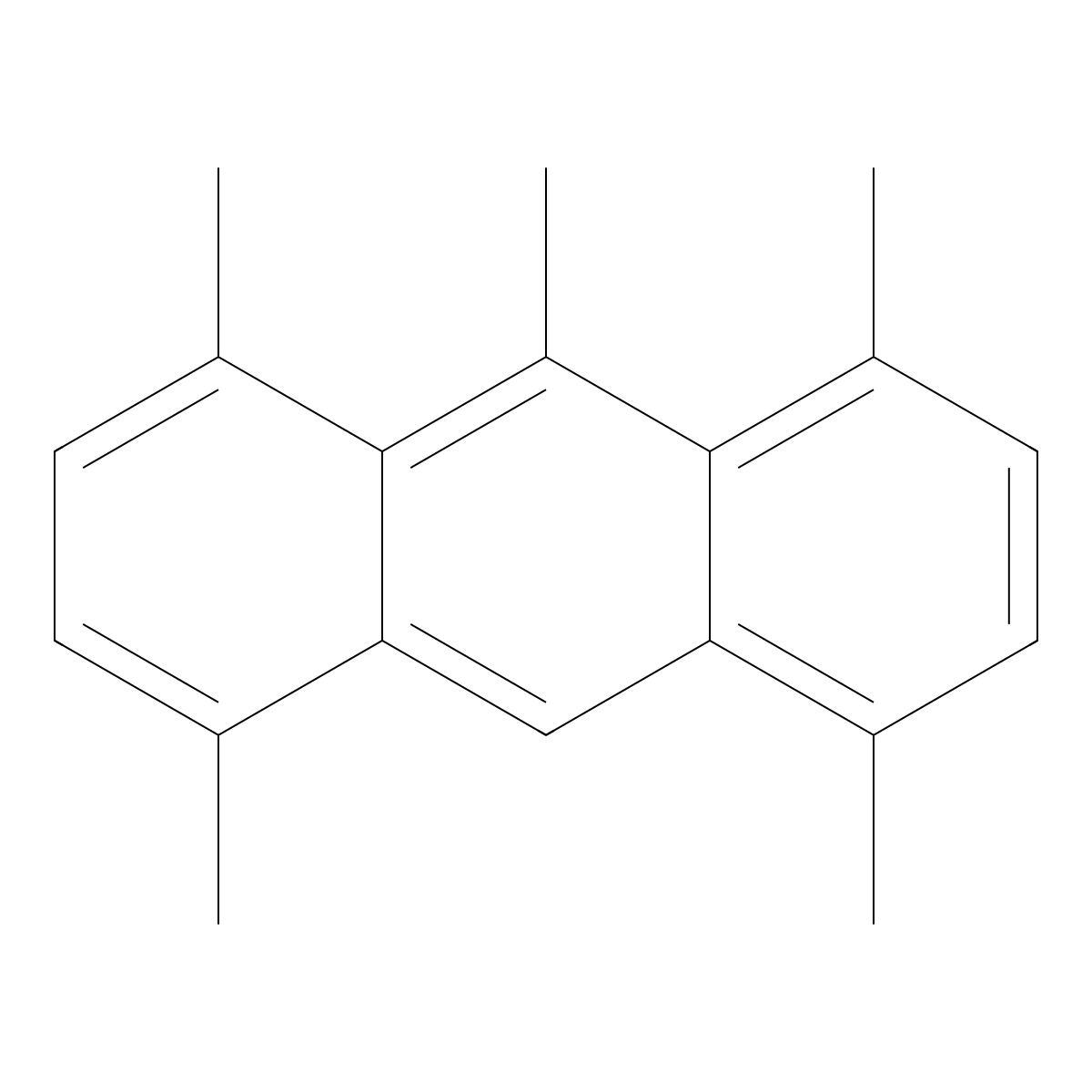 1,4,5,8,9-Pentamethylanthracene molecular structure, CAS 57380-68-4