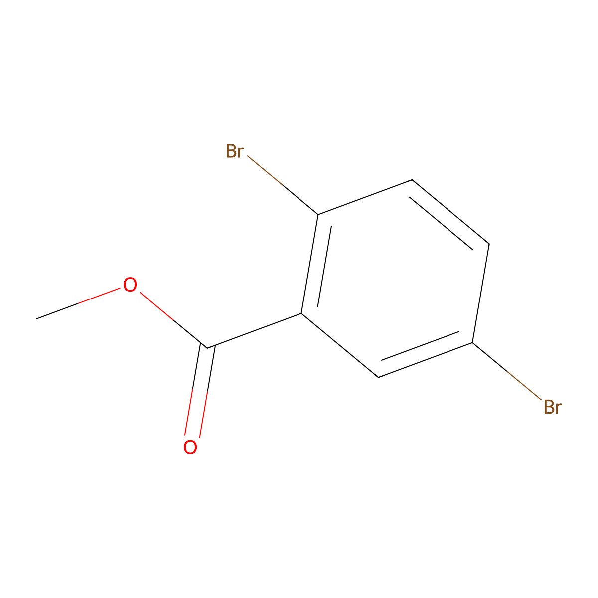 Methyl 2,5-Dibromobenzoate molecular structure, CAS 57381-43-8