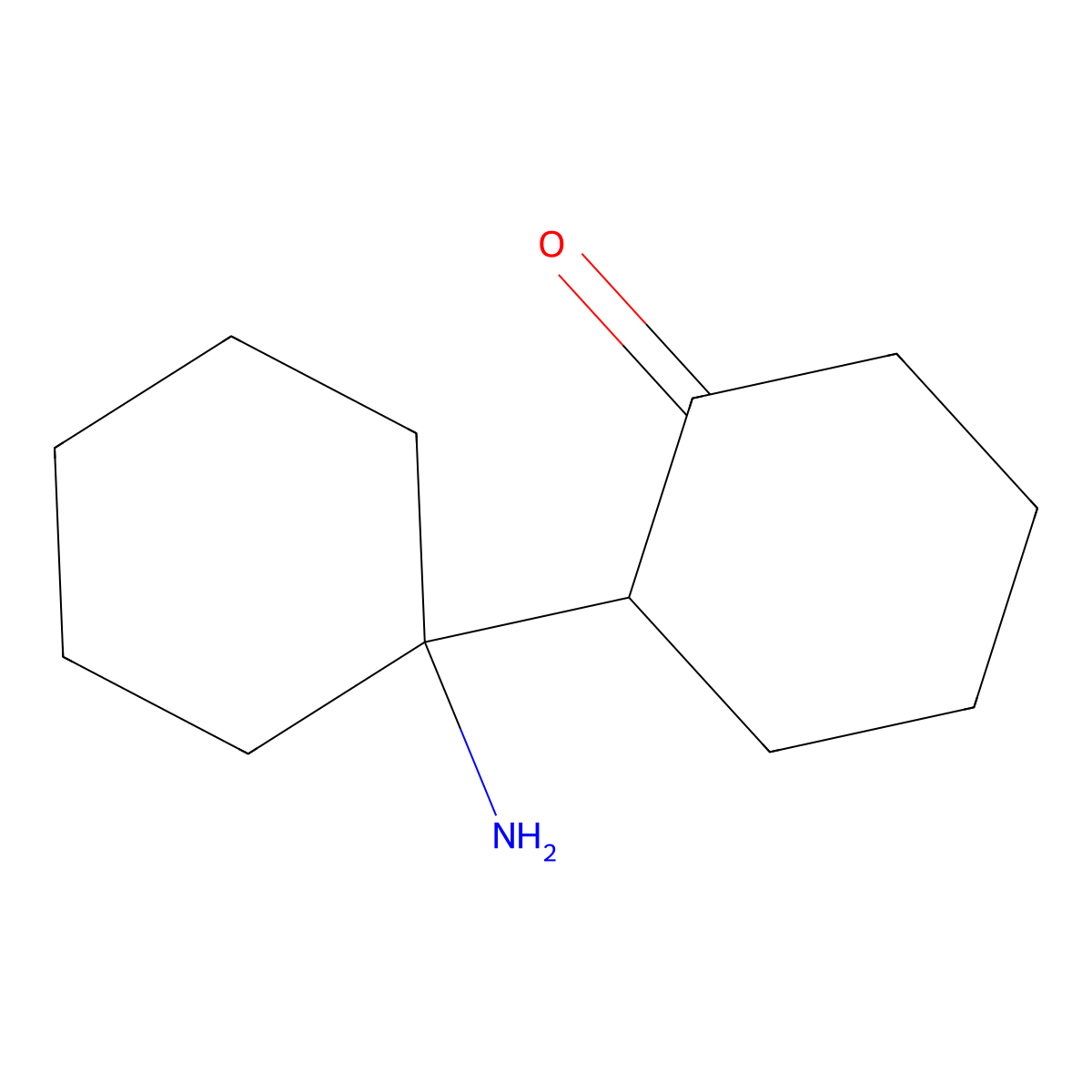 1'-Amino-1,1'-bi(cyclohexyl)-2-one molecular structure, CAS 57381-95-0