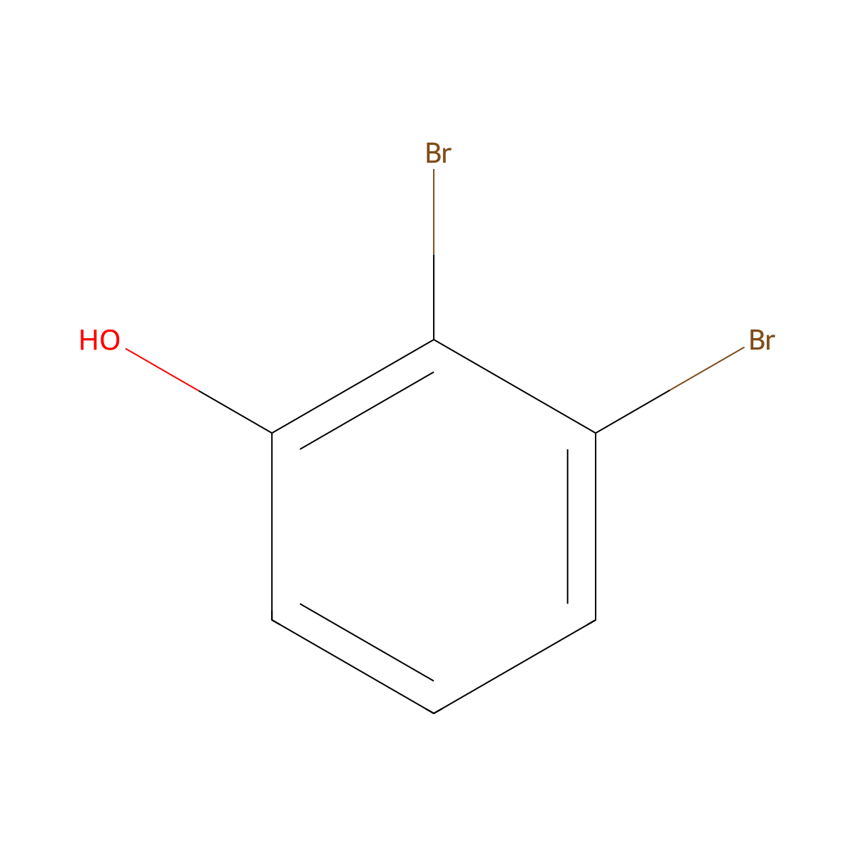 2,3-Dibromophenol molecular structure, CAS 57383-80-9