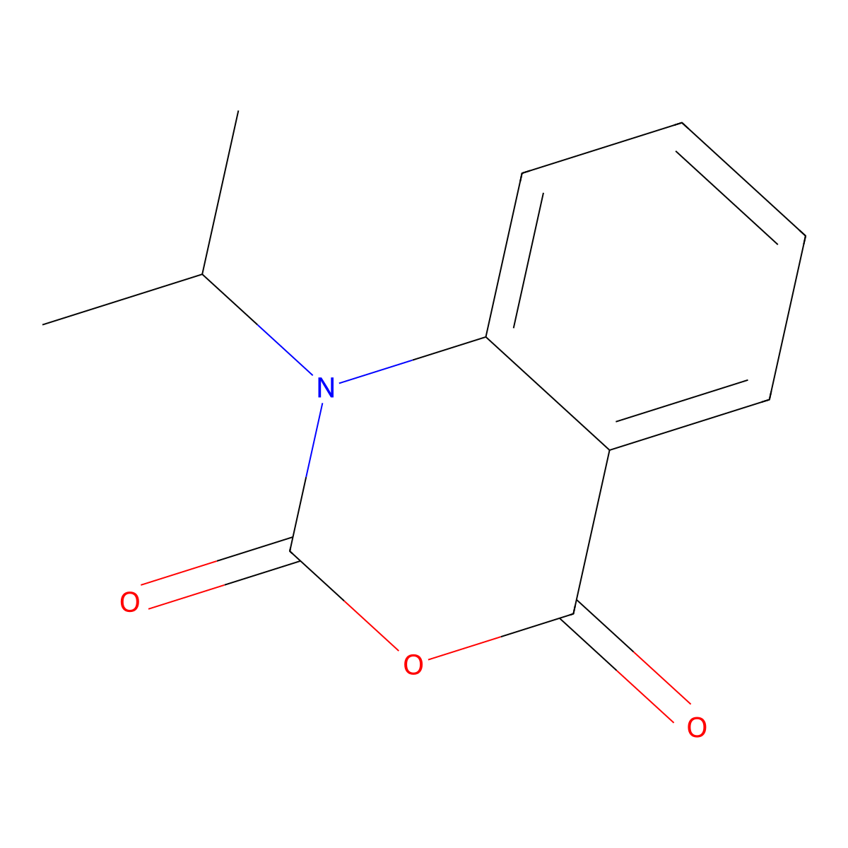 1-(Propan-2-yl)-2H-3,1-benzoxazine-2,4(1H)-dione molecular structure, CAS 57384-39-1