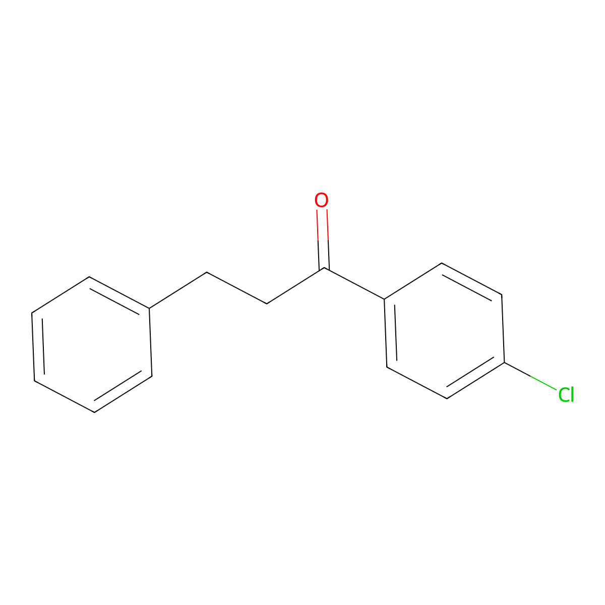 4'-Chloro-3-phenylpropiophenone molecular structure, CAS 5739-37-7