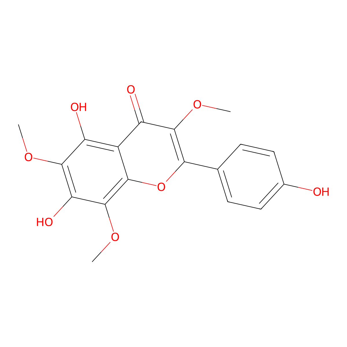Sarothrin molecular structure, CAS 57393-71-2