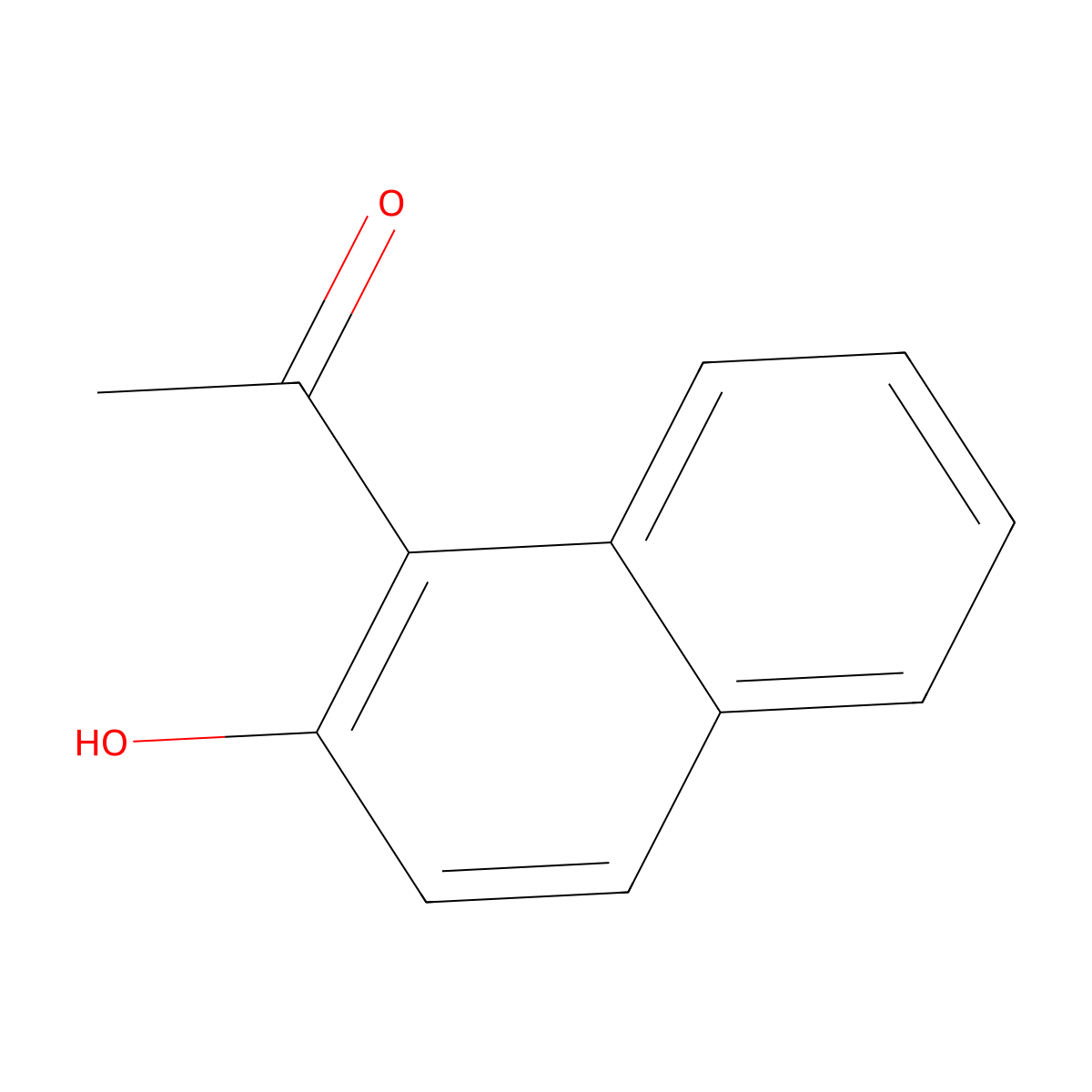 1-(2-Hydroxy-1-naphthyl)ethan-1-one molecular structure, CAS 574-19-6