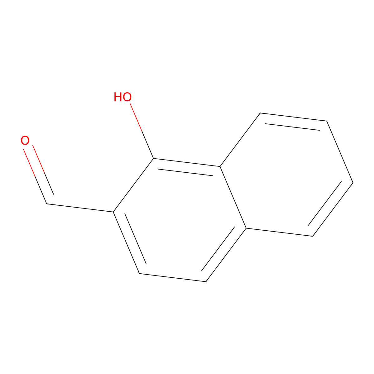 1-Hydroxy-2-naphthaldehyde molecular structure, CAS 574-96-9