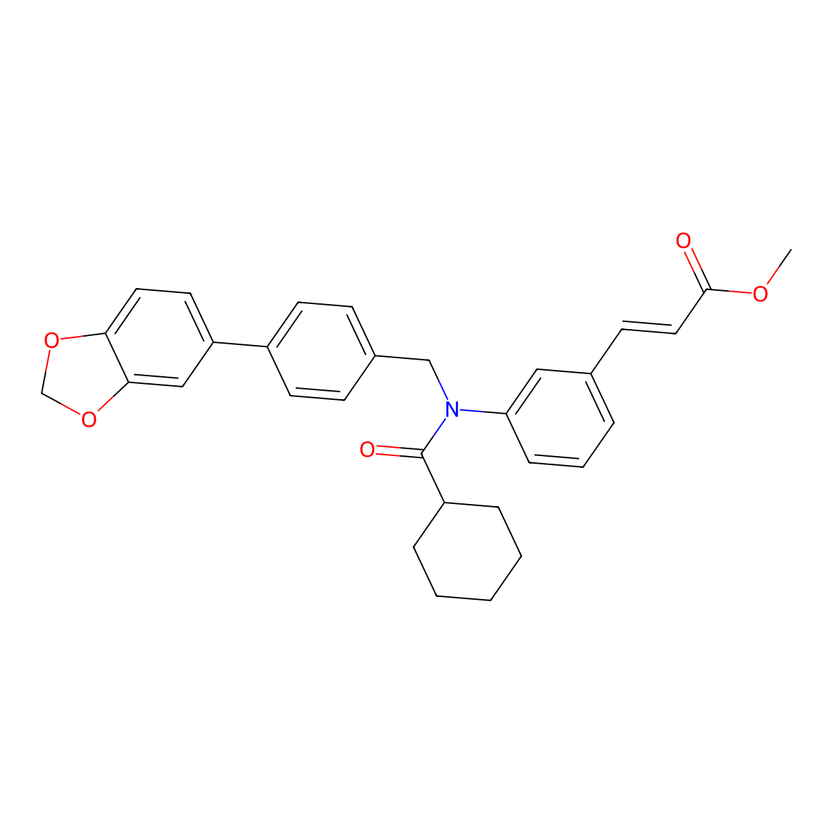Fexarine molecular structure, CAS 574013-67-5