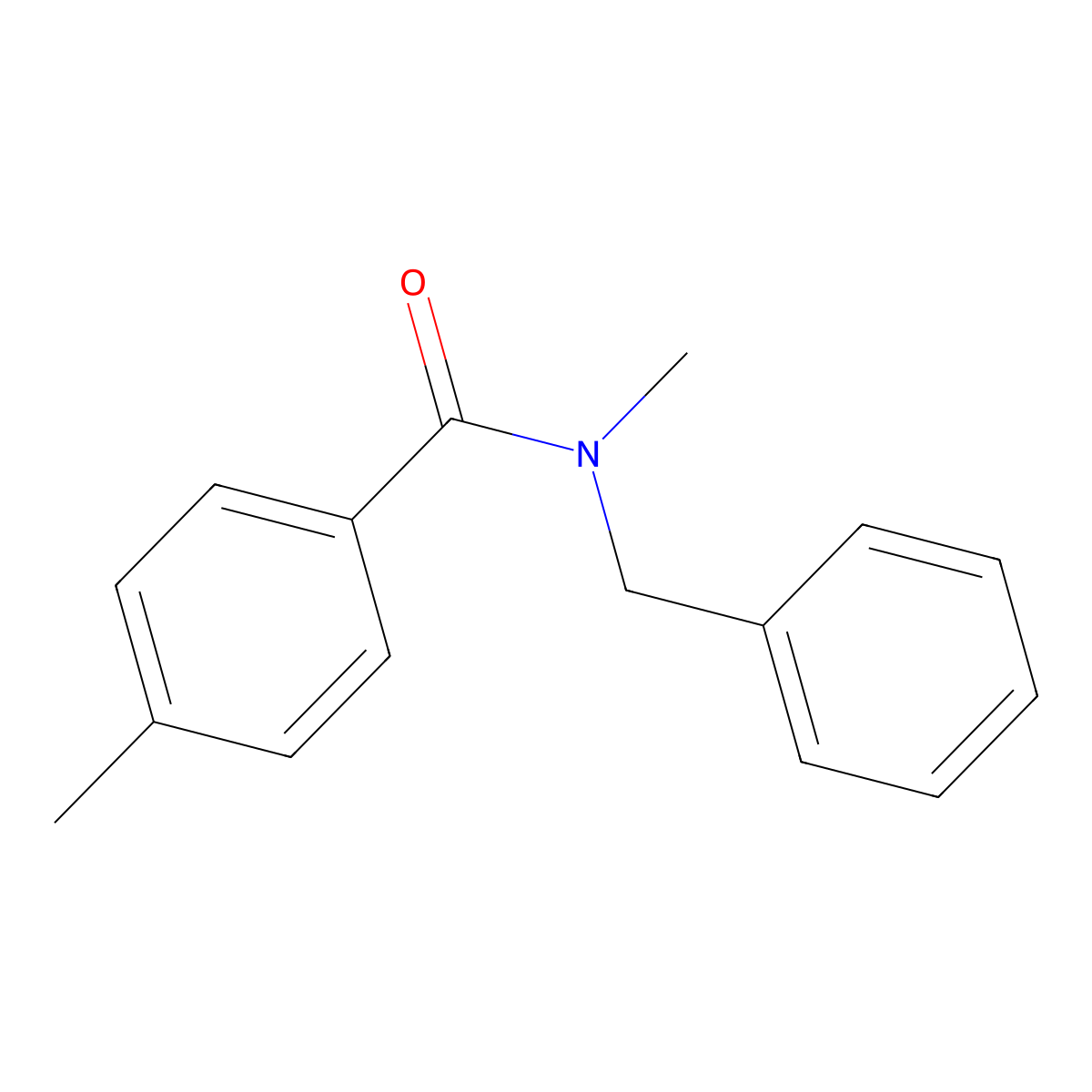 N-benzyl-N,4-dimethylbenzamide molecular structure, CAS 57409-40-2