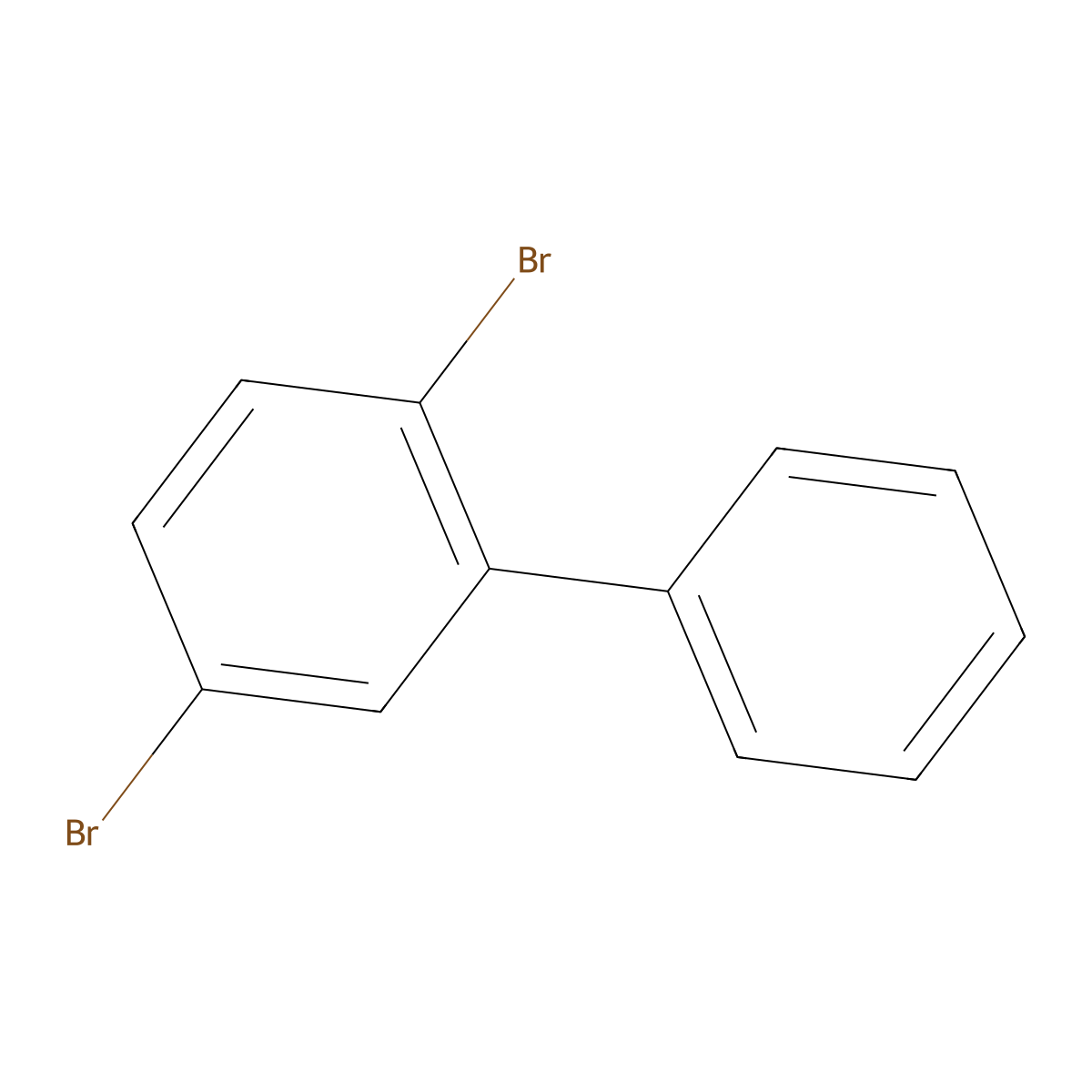 2,5-Dibromobiphenyl molecular structure, CAS 57422-77-2