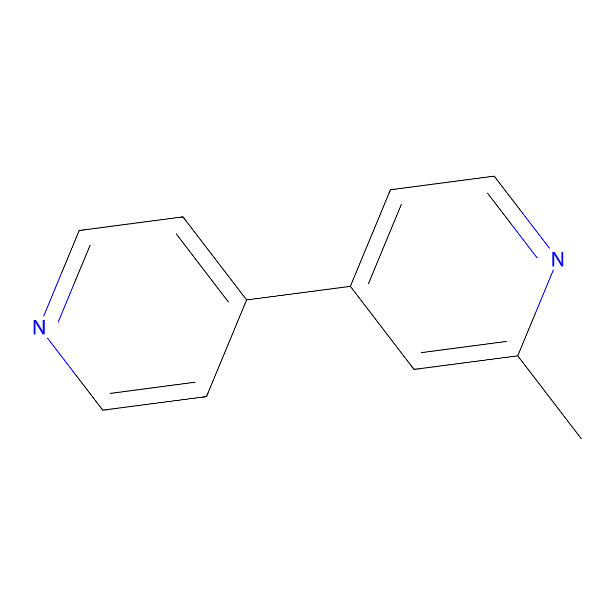 2-Methyl-4,4'-bipyridine molecular structure, CAS 57432-26-5