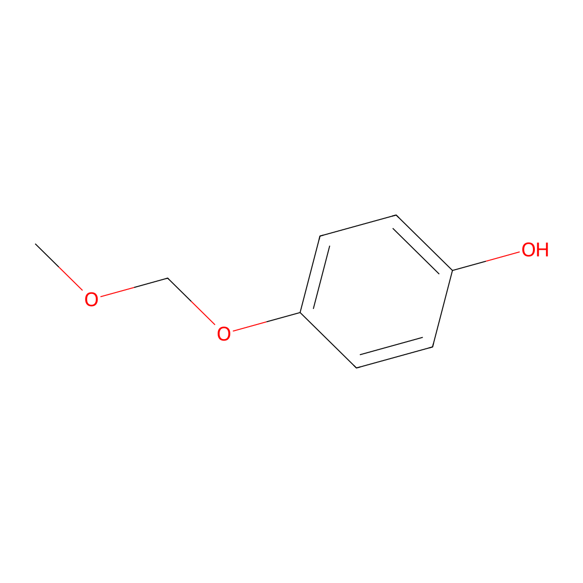 4-(Methoxymethoxy)phenol molecular structure, CAS 57433-93-9