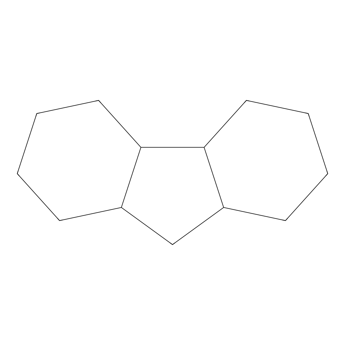 Perhydrofluorene molecular structure, CAS 5744-03-6