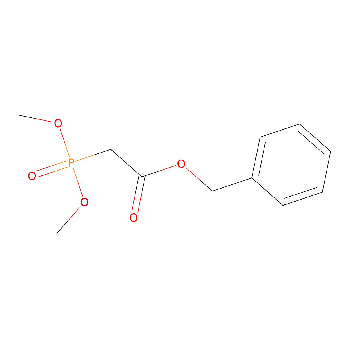 Benzyl Dimethylphosphonoacetate molecular structure, CAS 57443-18-2