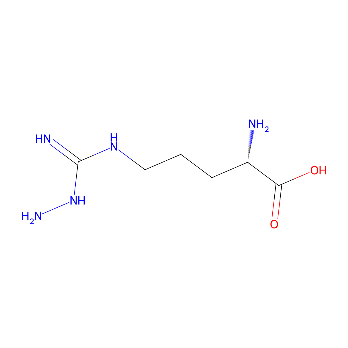 N(G)-Aminoarginine molecular structure, CAS 57444-72-1