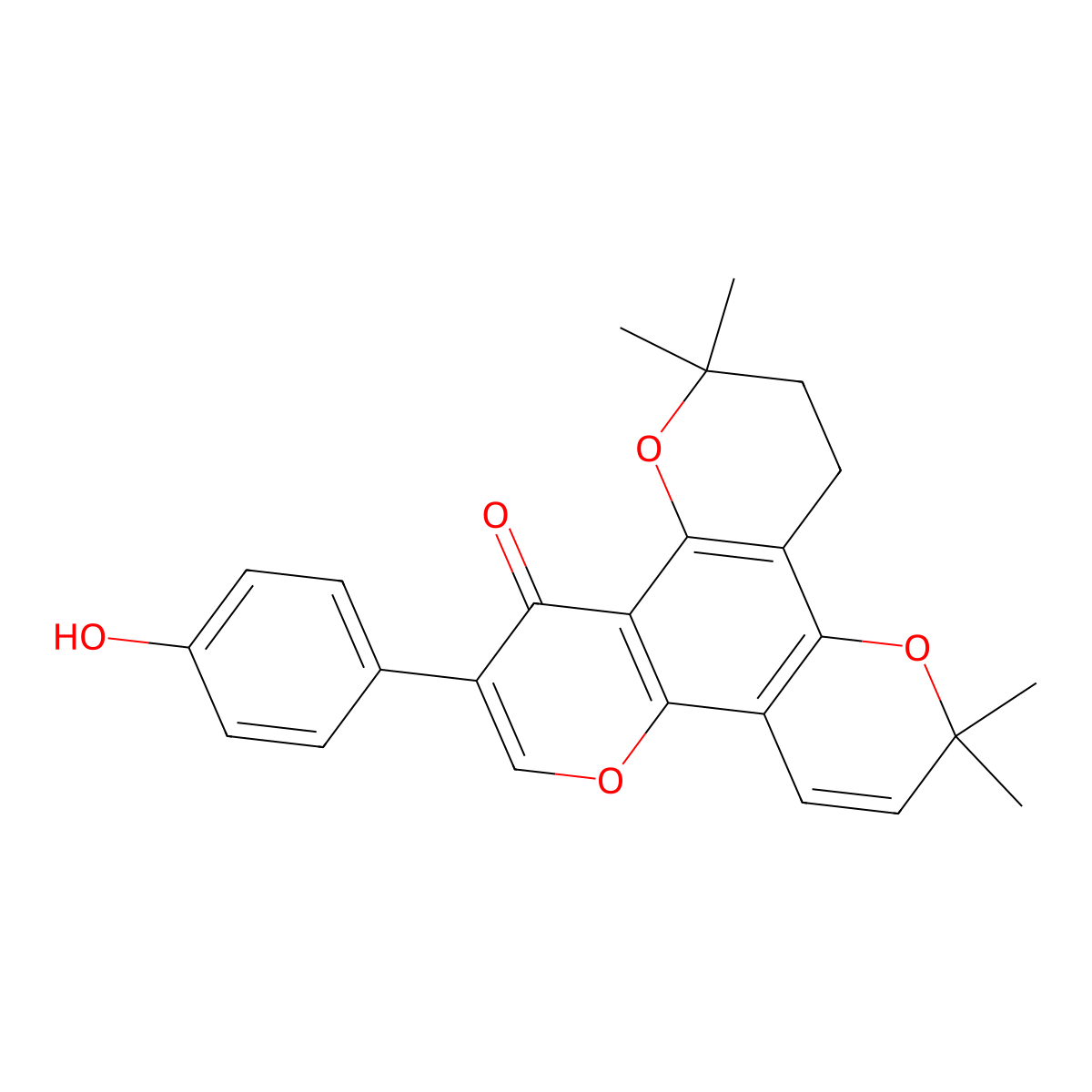 Isoosajin molecular structure, CAS 5745-54-0