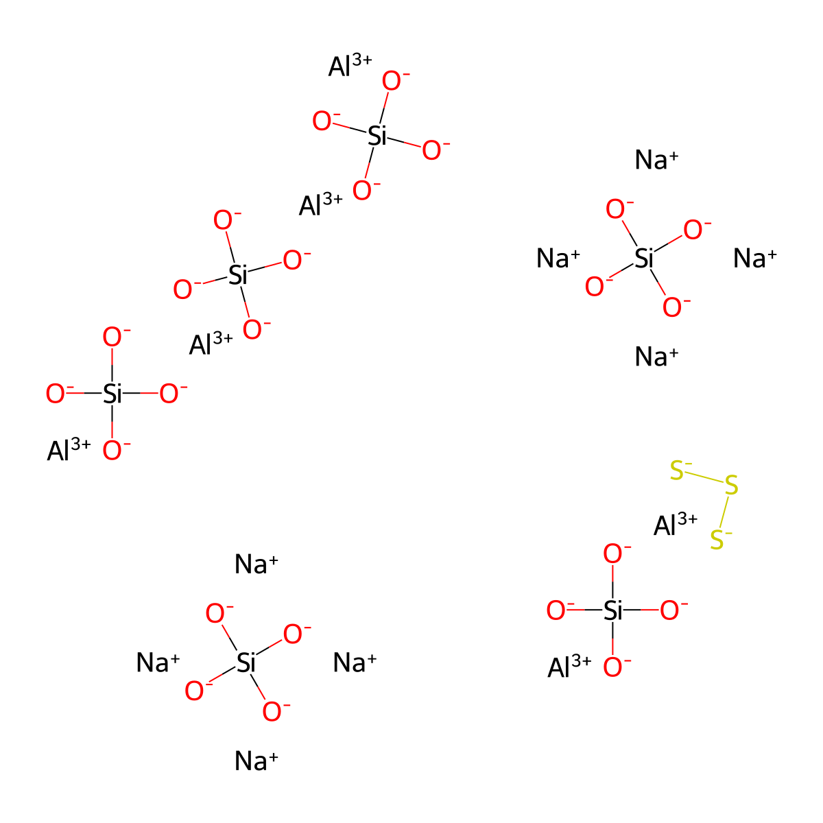 C.I. Pigment Blue 29 molecular structure, CAS 57455-37-5