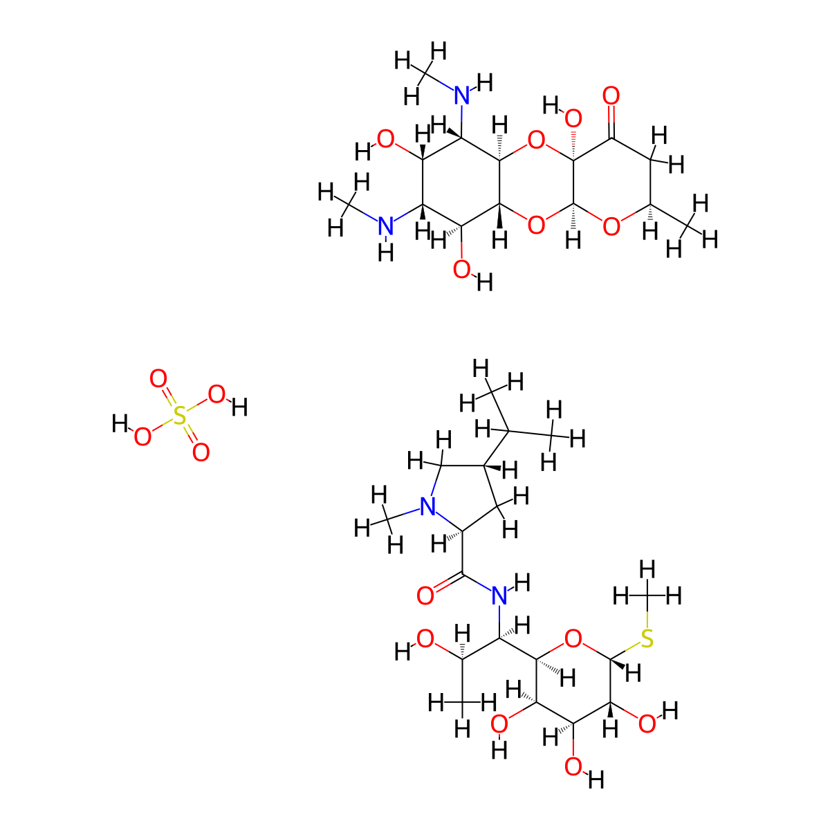 Lincospectin molecular structure, CAS 57456-42-5