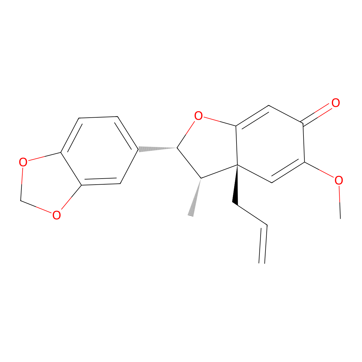 2-Epi-3a-epiburchellin molecular structure, CAS 57457-99-5
