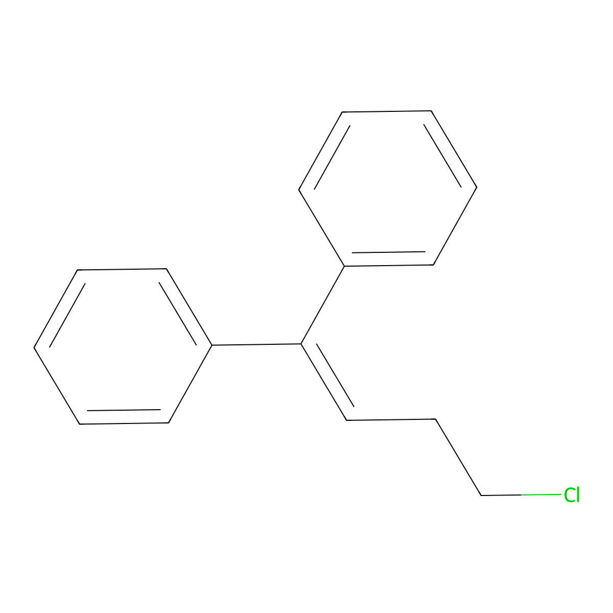 1,1'-(4-Chloro-1-butenylidene)bisbenzene molecular structure, CAS 5746-95-2