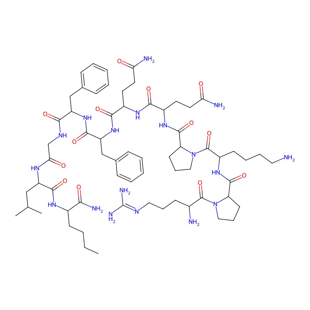 [Nle11]-SUBSTANCE P molecular structure, CAS 57462-42-7
