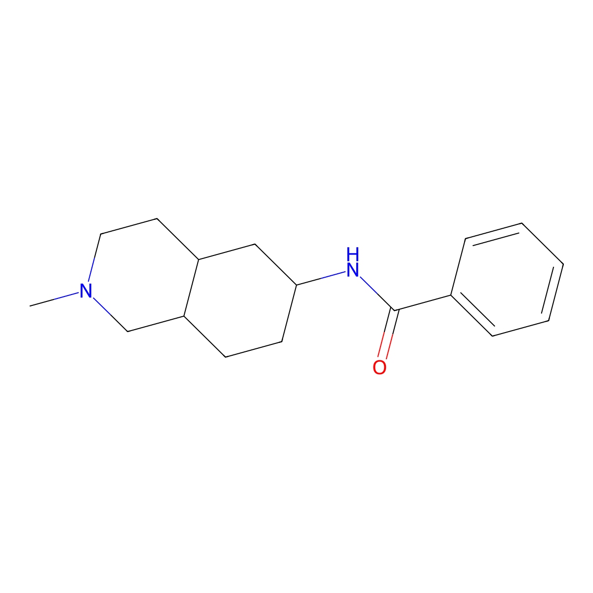 Benzamide, N-(decahydro-2-methylisoquinolin-6-yl)-, (E)- molecular structure, CAS 57464-28-5