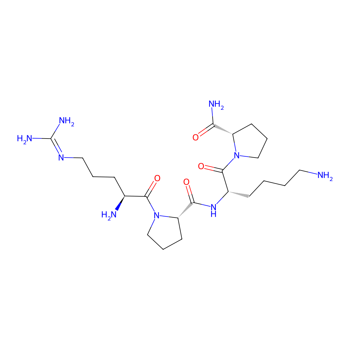 Substance P (1-4) molecular structure, CAS 57468-16-3