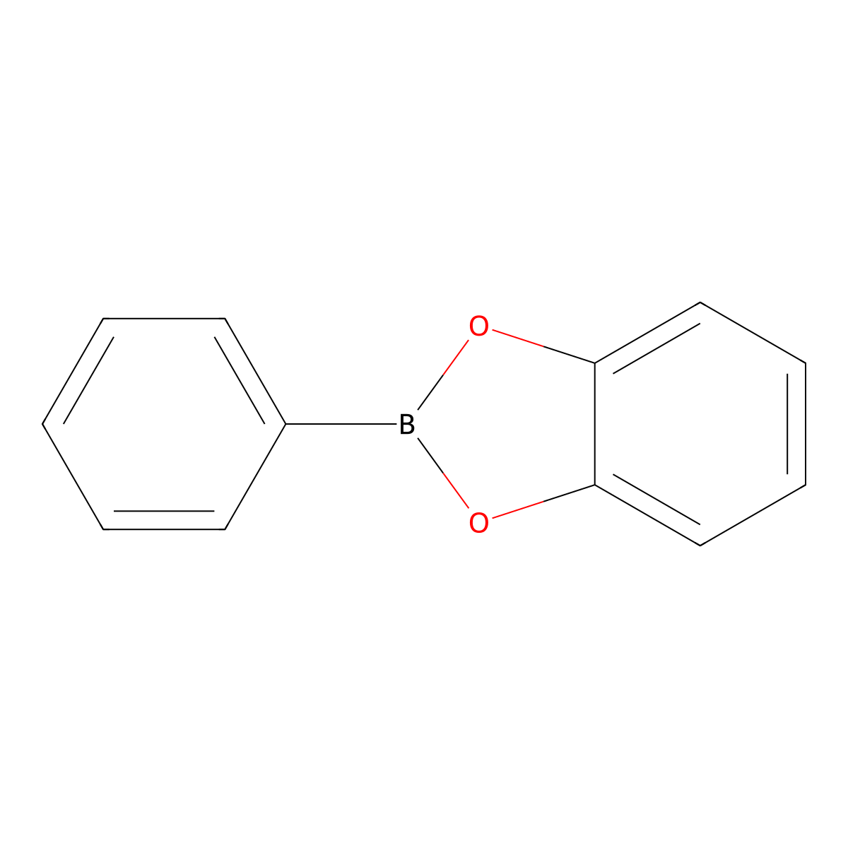 2-Phenyl-1,3,2-benzodioxaborole molecular structure, CAS 5747-23-9