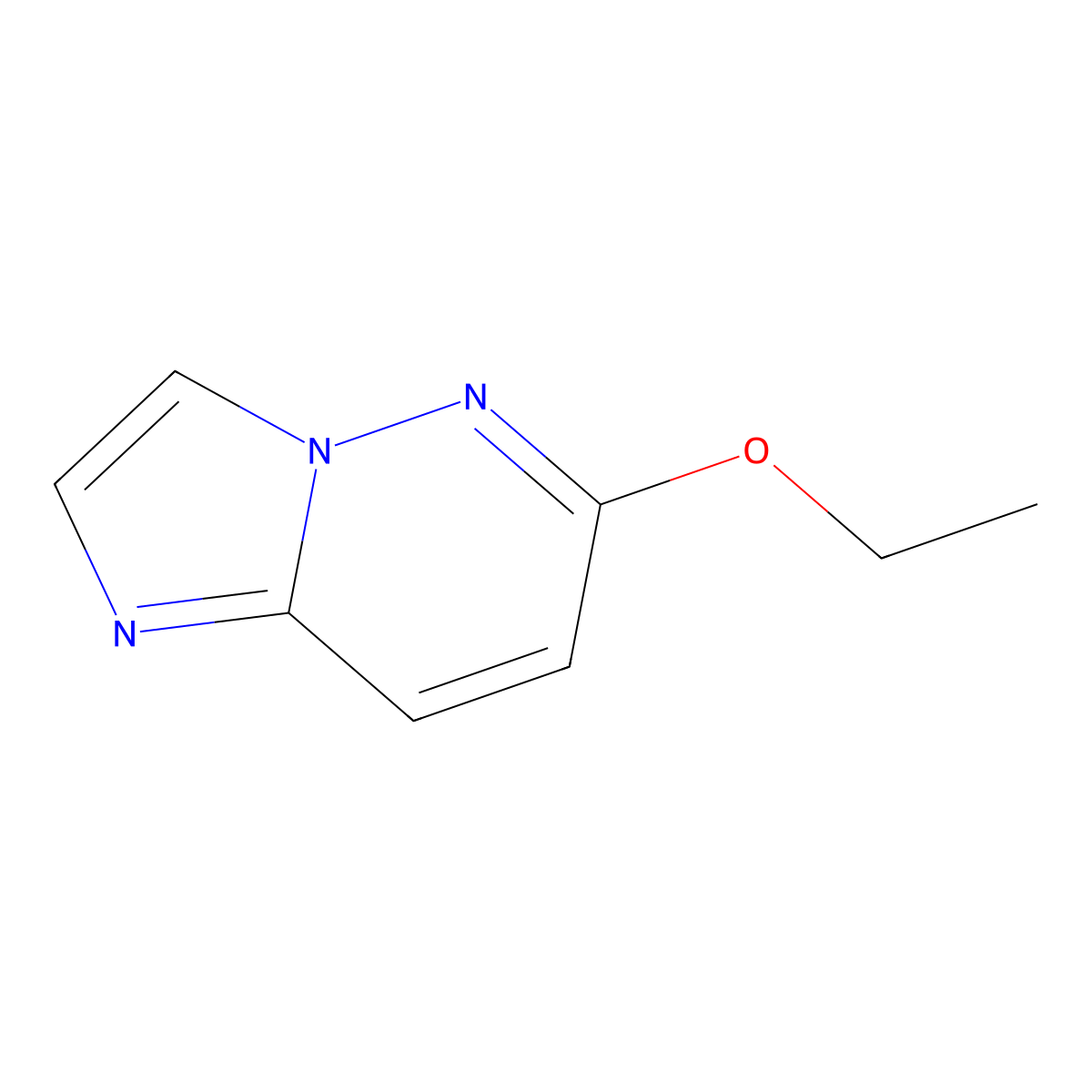 6-Ethoxyimidazo[1,2-b]pyridazine molecular structure, CAS 57470-53-8
