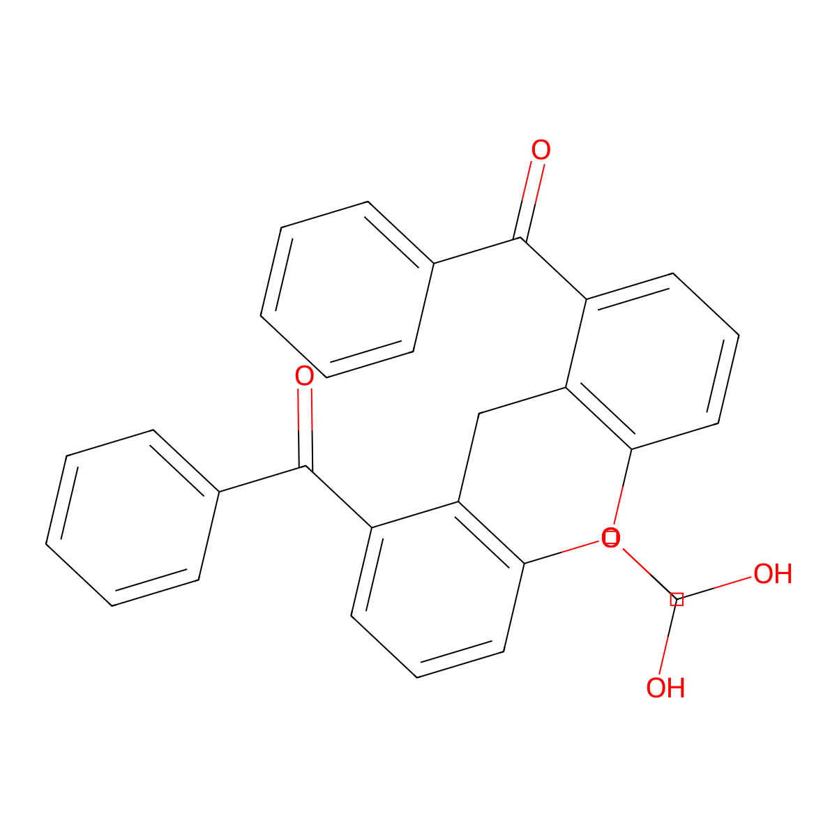 Methanone, 1,1'-[methylenebis(hydroxymethoxyphenylene)]bis[1-phenyl- molecular structure, CAS 57472-50-1