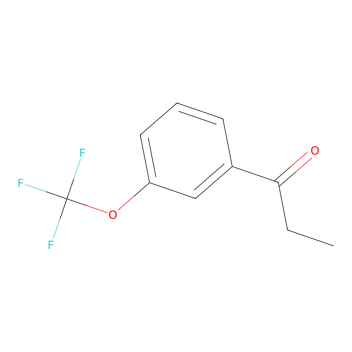 1-(3-Trifluoromethoxy-phenyl)-propan-1-one molecular structure, CAS 574731-00-3