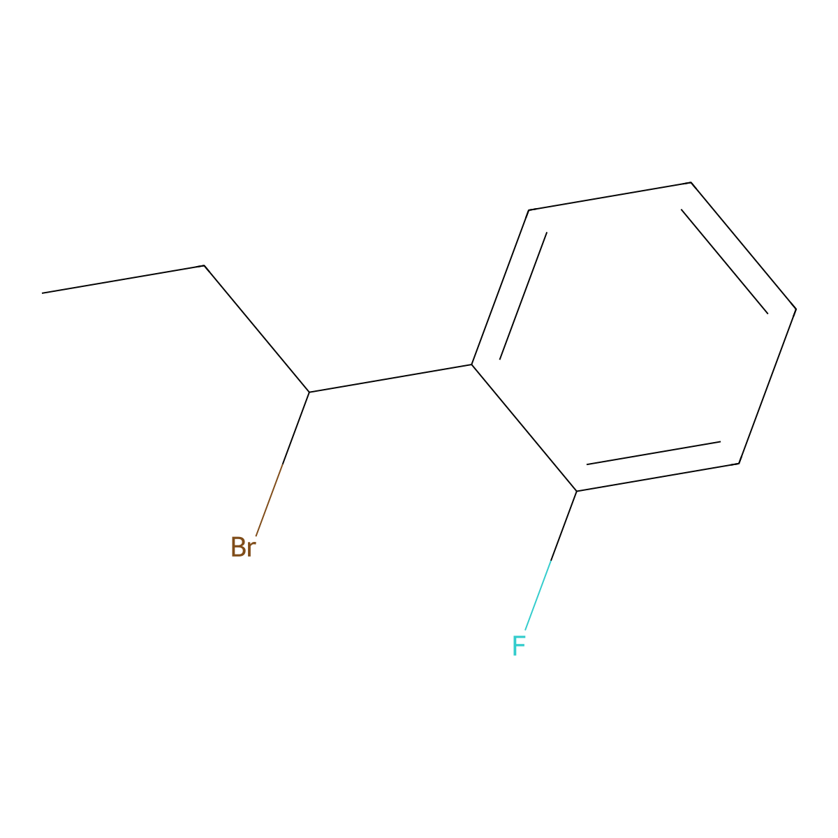 1-(1-Bromopropyl)-2-fluorobenzene molecular structure, CAS 574732-21-1
