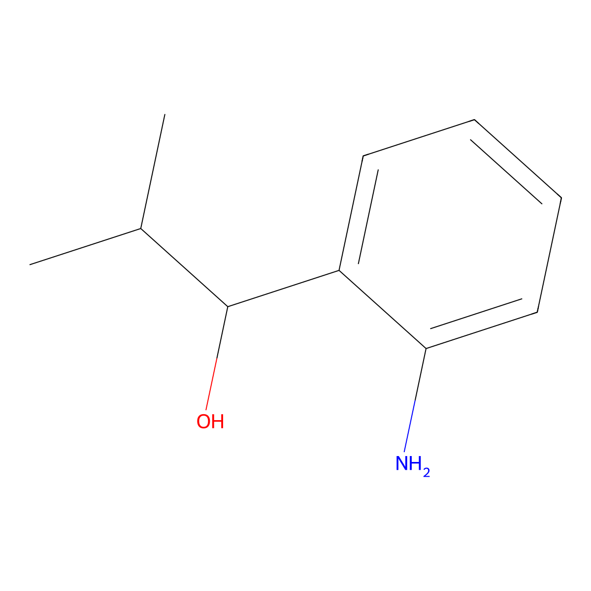 1-(2-Aminophenyl)-2-methylpropan-1-ol molecular structure, CAS 574754-03-3