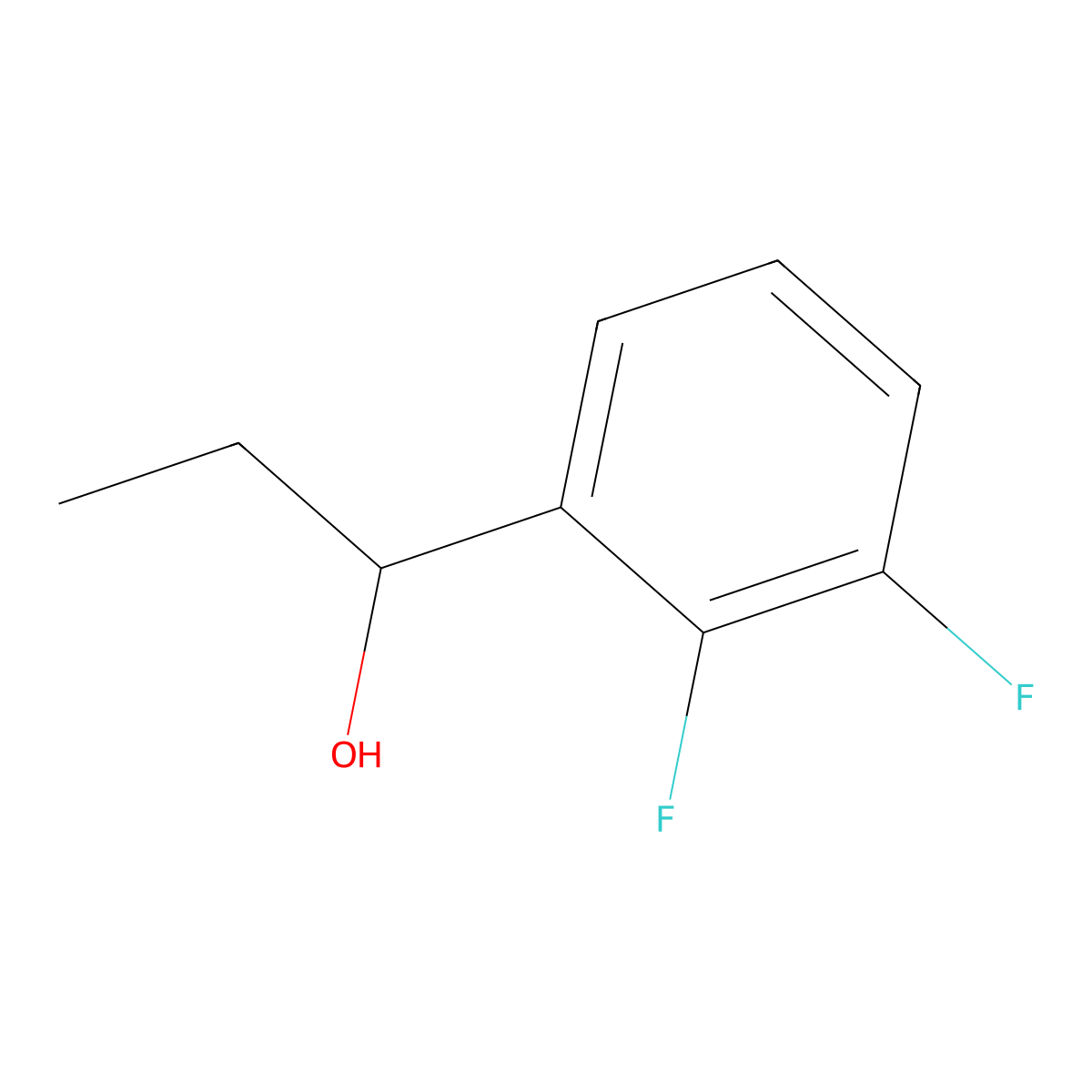 1-(2,3-Difluorophenyl)propan-1-ol molecular structure, CAS 574755-22-9