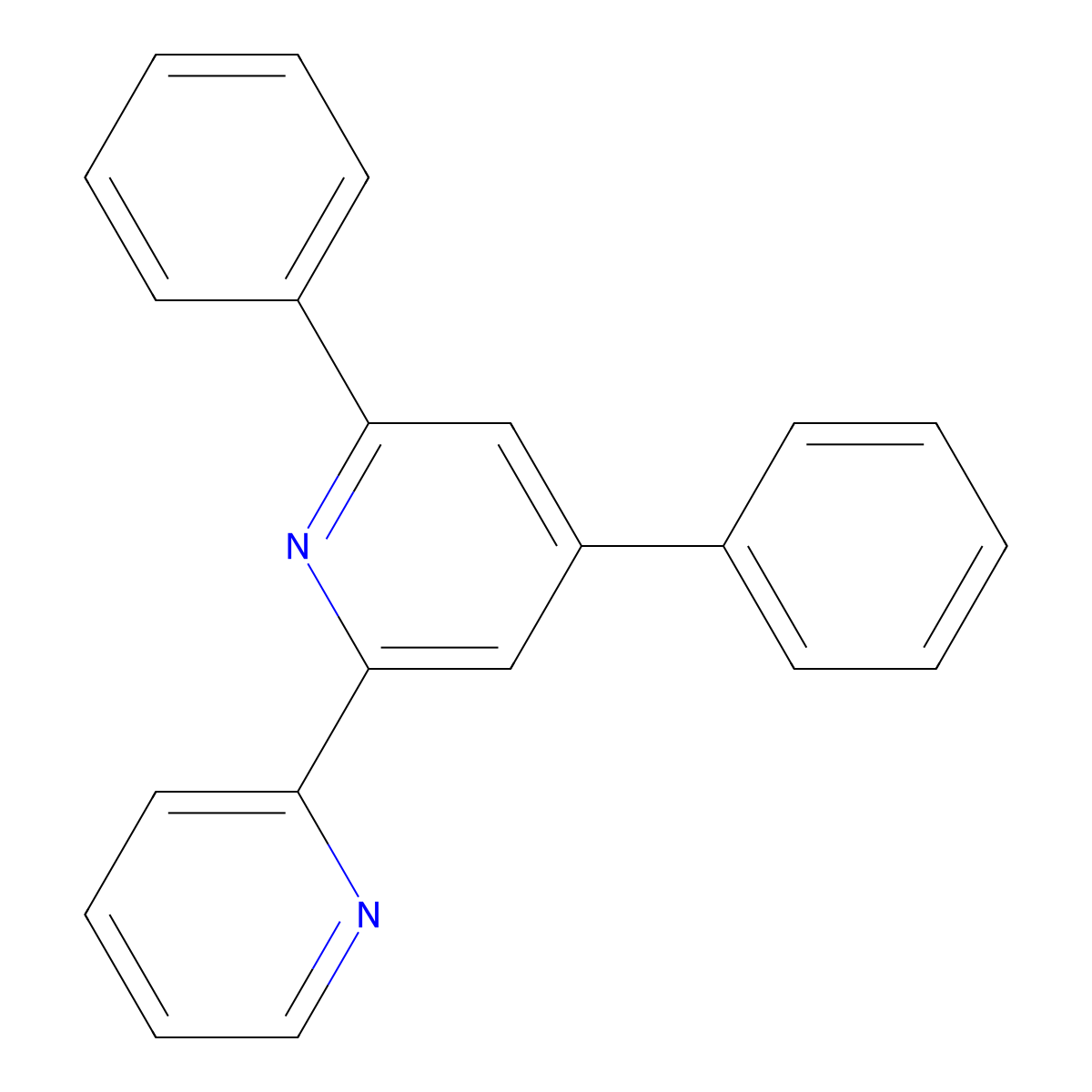 4,6-Diphenyl-[2,2']bipyridinyl molecular structure, CAS 57476-59-2
