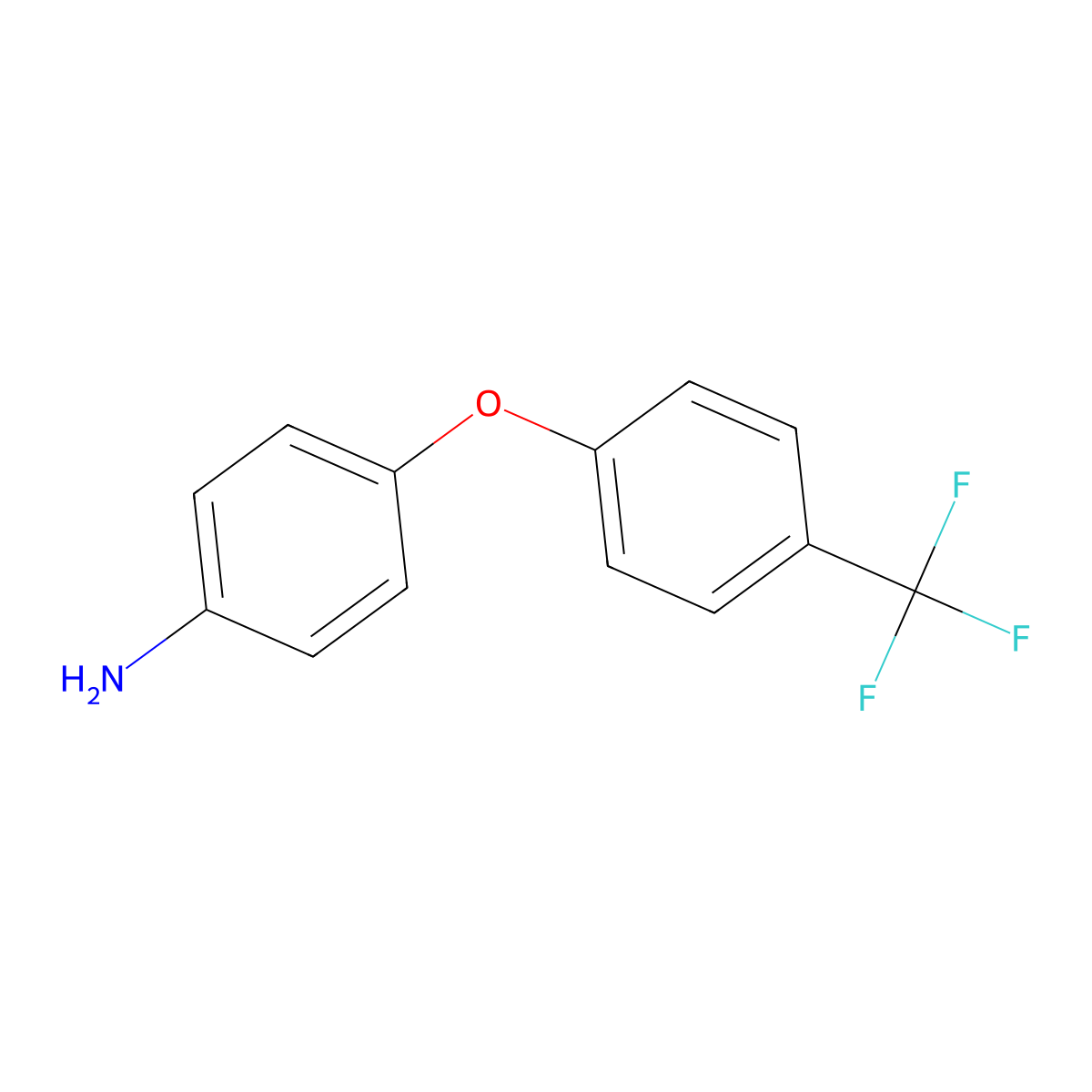 4-(4-(Trifluoromethyl)phenoxy)aniline molecular structure, CAS 57478-19-0