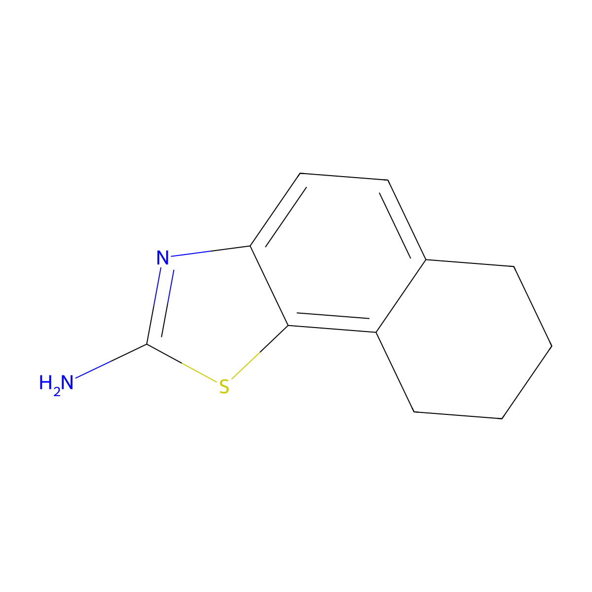 6,7,8,9-Tetrahydronaphtho[2,1-d]thiazol-2-amine molecular structure, CAS 57478-57-6