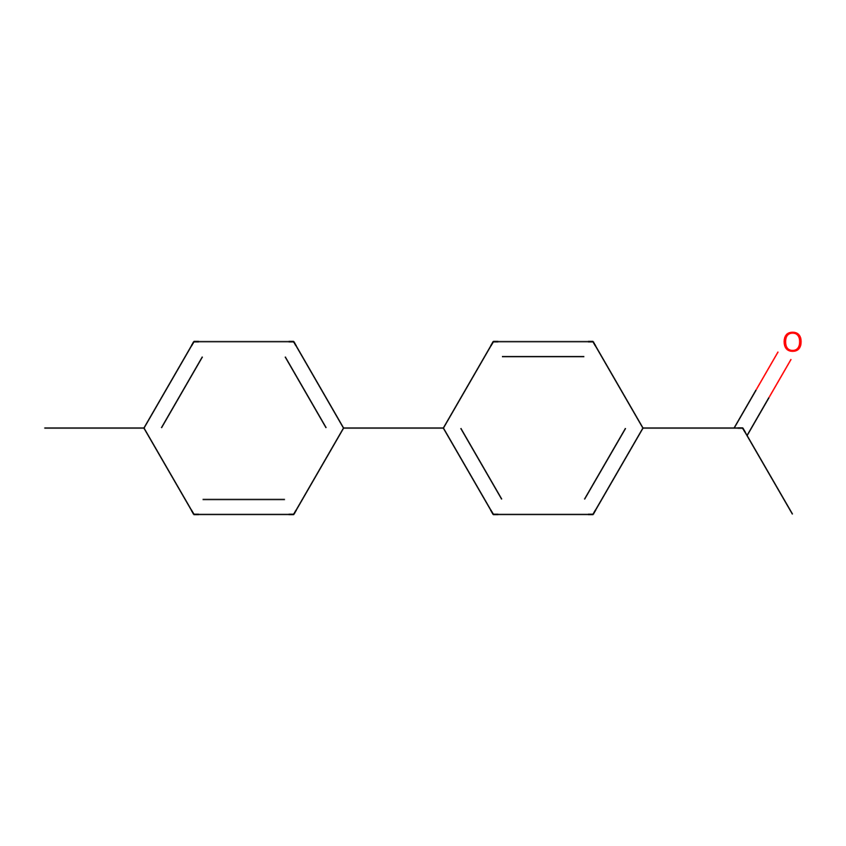 4-Acetyl-4'-methylbiphenyl molecular structure, CAS 5748-38-9