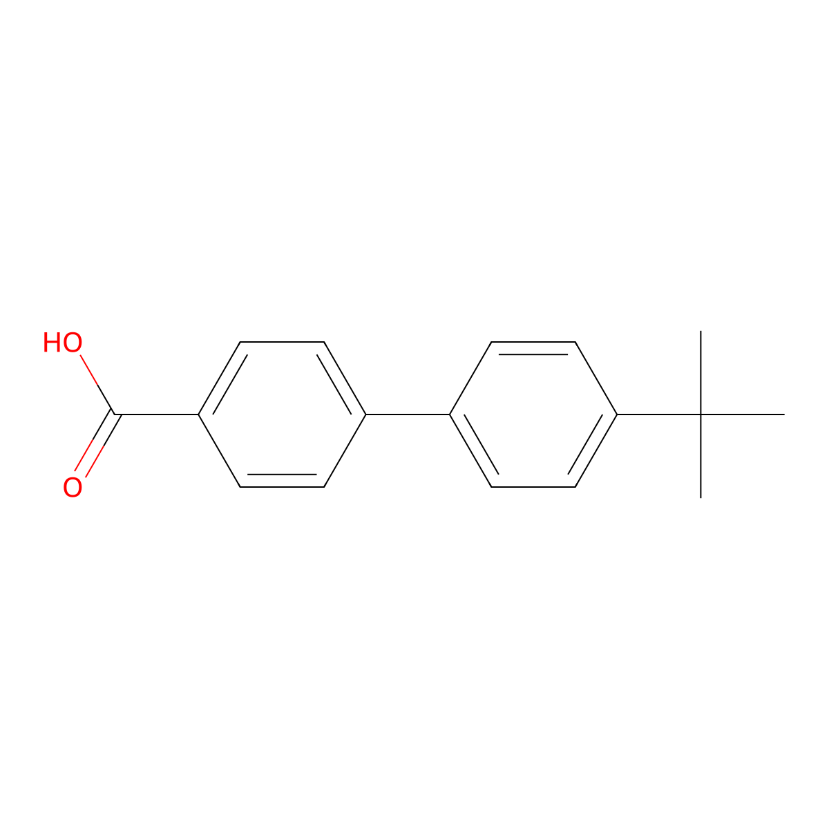 4-(4-tert-Butylphenyl)benzoic Acid molecular structure, CAS 5748-42-5