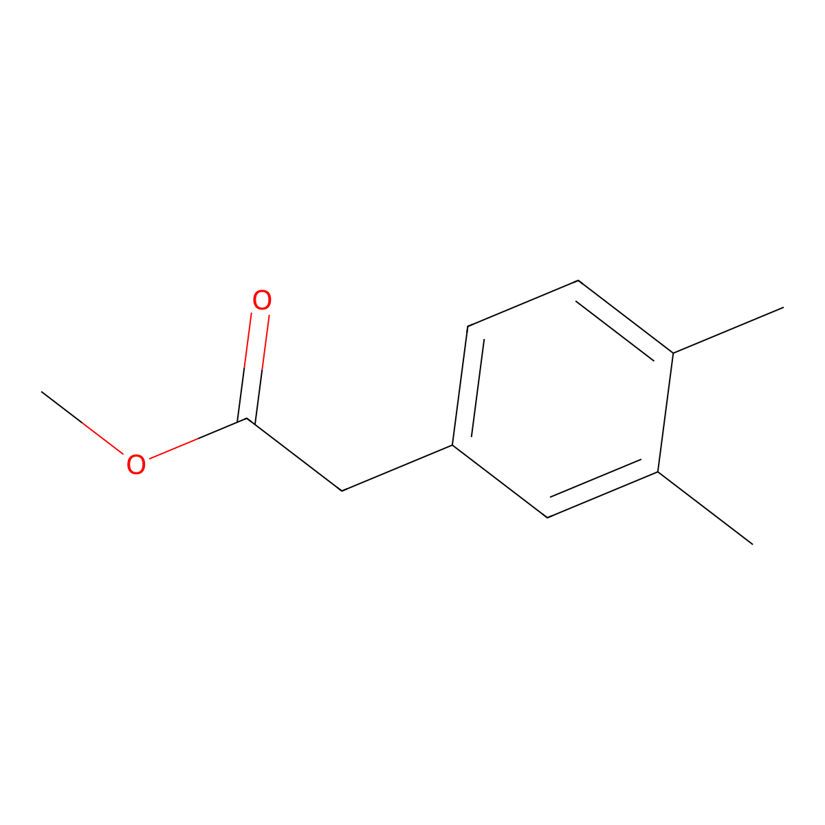 Methyl 2-(3,4-dimethylphenyl)acetate molecular structure, CAS 57486-71-2