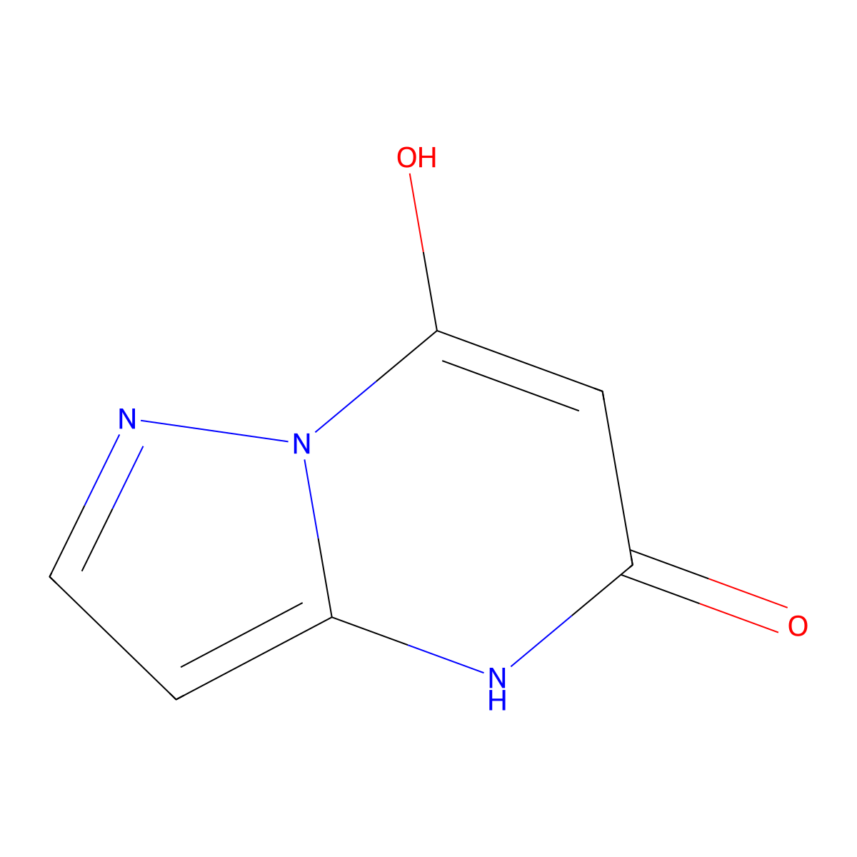 Pyrazolo[1,5-A]pyrimidine-5,7-diol molecular structure, CAS 57489-70-0